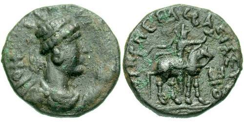 1 Tetradrachm Kuschana Empire (60-375) Bronze Vima Takto