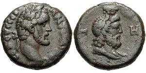 1 Tetradrachm Römische Kaiserzeit (27BC-395) Bronze Antoninus Pius  (86-161)
