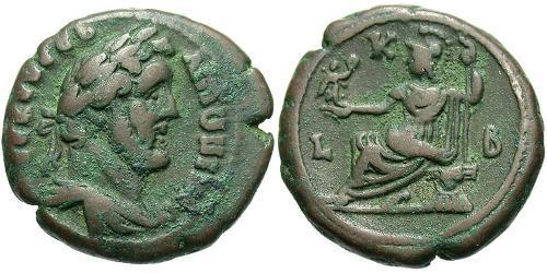 1 Tetradrachm Römische Kaiserzeit (27BC-395) Bronze Antoninus Pius  (86-161)
