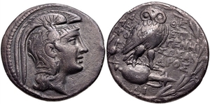 1 Tetradrachm Antikes Griechenland (1100BC-330) Silber 