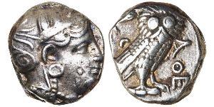 1 Tetradrachm Antikes Griechenland (1100BC-330) Silber 