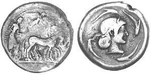 1 Tetradrachm Antikes Griechenland (1100BC-330) Silber 