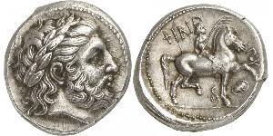 1 Tetradrachm Antikes Griechenland (1100BC-330) Silber Philip II of Macedon (382 BC - 336 BC)