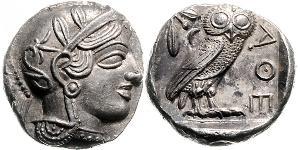1 Tetradrachm Antikes Griechenland (1100BC-330) Silber 