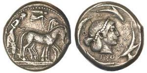 1 Tetradrachm Antikes Griechenland (1100BC-330) Silber 