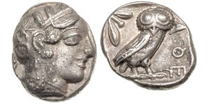 1 Tetradrachm Antikes Griechenland (1100BC-330) Silber 