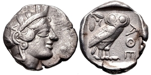 1 Tetradrachm Antikes Griechenland (1100BC-330) Silber 