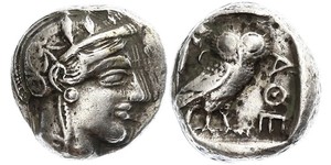 1 Tetradrachm Antikes Griechenland (1100BC-330) Silber 