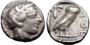 1 Tetradrachm Antikes Griechenland (1100BC-330) Silber 