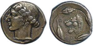 1 Tetradrachm Antikes Griechenland (1100BC-330) Silber 
