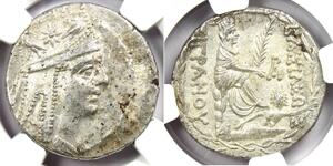 1 Tetradrachm Artaxiad dynasty (190BC - 12AD) Silber Tigranes the Great (140BC - 55BC)
