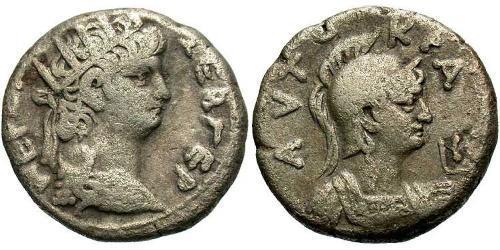 1 Tetradrachm Römische Kaiserzeit (27BC-395) Silber Nero  (37- 68)