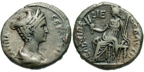 1 Tetradrachm Römische Kaiserzeit (27BC-395) Silber Vibia Sabina (83-137)