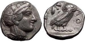 1 Tetradrachm Ancient Greece (1100BC-330) Silver 