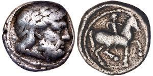 1 Tetradrachm Ancient Greece (1100BC-330) Silver Philip II of Macedon (382 BC - 336 BC)