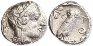 1 Tetradrachm Ancient Greece (1100BC-330) Silver 
