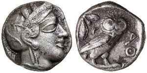 1 Tetradrachm Ancient Greece (1100BC-330) Silver 