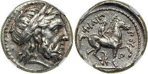 1 Tetradrachm Ancient Greece (1100BC-330) Silver Philip II of Macedon (382 BC - 336 BC)