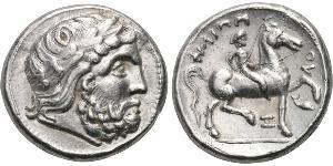 1 Tetradrachm Ancient Greece (1100BC-330) Silver Philip II of Macedon (382 BC - 336 BC)