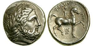 1 Tetradrachm Ancient Greece (1100BC-330) Silver Philip II of Macedon (382 BC - 336 BC)