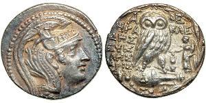 1 Tetradrachm Ancient Greece (1100BC-330) Silver 