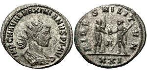 1 Tetradrachm Römische Kaiserzeit (27BC-395)  Maximianus (250-310)