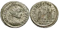 1 Tetradrachm 羅馬帝國  Maximianus (250-310)