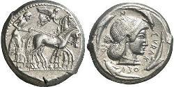 1 Тетрадрахма Древняя Греция (1100BC-330) Серебро 