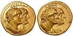 1 Tetradrachm 托勒密王國 (305 BC - 30 BC) 金 Ptolemy II Philadelphus (309BC-246BC)