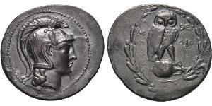 1 Tetradrachm Ancient Greece (1100BC-330) 銀 