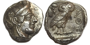 1 Tetradrachm Ancient Greece (1100BC-330) 銀 