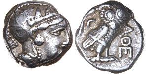 1 Tetradrachm Ancient Greece (1100BC-330) 銀 