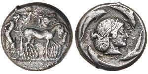 1 Tetradrachm Ancient Greece (1100BC-330) 銀 