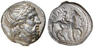 1 Tetradrachm Ancient Greece (1100BC-330) 銀 Philip II of Macedon (382 BC - 336 BC)