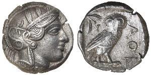 1 Tetradrachm Ancient Greece (1100BC-330) 銀 
