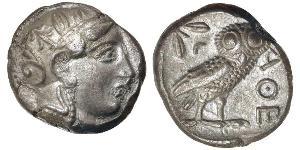 1 Tetradrachm Ancient Greece (1100BC-330) 銀 