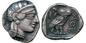 1 Tetradrachm Ancient Greece (1100BC-330) 銀 