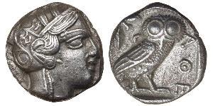 1 Tetradrachm Ancient Greece (1100BC-330) 銀 