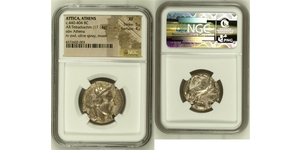 1 Tetradrachm Ancient Greece (1100BC-330) 銀 