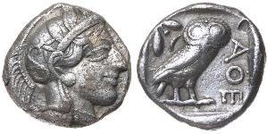1 Tetradrachm Ancient Greece (1100BC-330) 銀 