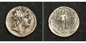 1 Tetradrachm 塞琉古帝国 (312 BC - 63 BC) 銀 Antiochus VII Euergetes (?-129BC)
