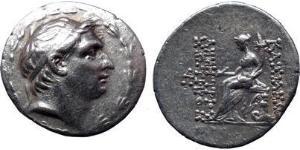 1 Tetradrachm 塞琉古帝国 (312 BC - 63 BC) 銀 Demetrius I Soter (185BC - 150BC)