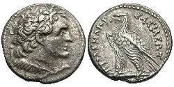1 Tetradrachm 托勒密王國 (305 BC - 30 BC) 銀 Ptolemy V Epiphanes (210-181BC)
