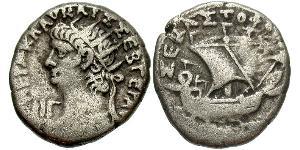 1 Tetradrachm 羅馬帝國 銀 Nero  (37- 68)