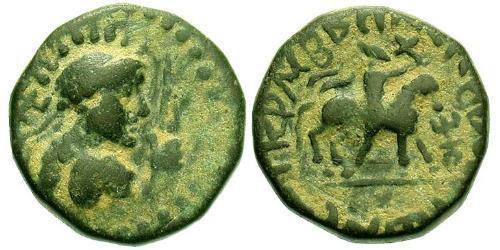 1 Tetradrachm Kushan Empire (60-375) 青铜 Vima Takto