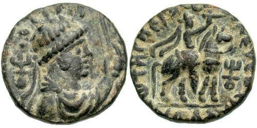 1 Tetradrachm Kushan Empire (60-375) 青铜 Vima Takto
