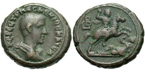1 Tetradracma Imperio romano (27BC-395) Bronce Herenio Etrusco (227-251)