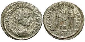 1 Tetradracma Imperio romano (27BC-395)  Maximiano (250-310)