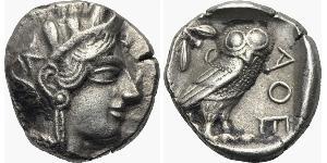 1 Tetradramma Grecia antica (1100BC-330) Argento 