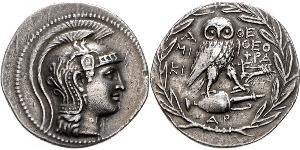 1 Tetradramma Grecia antica (1100BC-330) Argento 